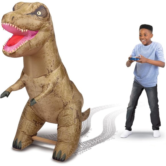 AIRTITANS 6FT Jurassic World Inflatable T Rex RC With Sounds Remote Control NEW - Picture 2 of 16